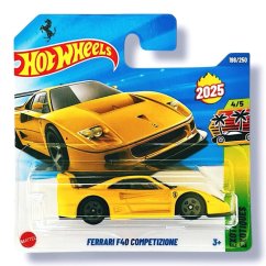 2025 Hot Wheels Ferrari F40 Competizione in Yellow
