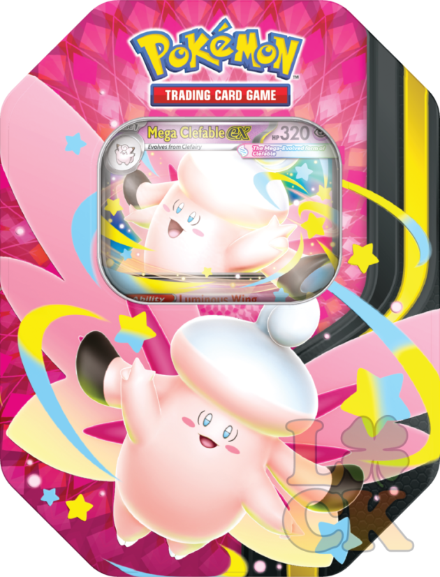 Pokémon TCG: Mega Moonlit Tin – Mega Clefable ex
