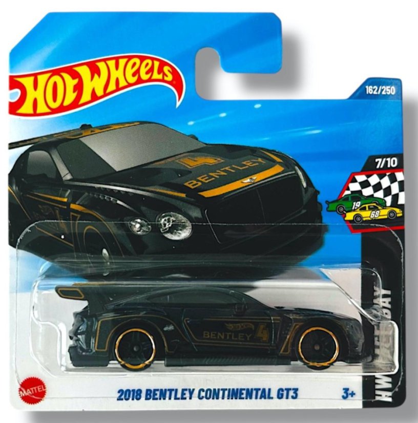 2025 Hot Wheels 2018 Bentley Continental GT3 in Metalflake Black