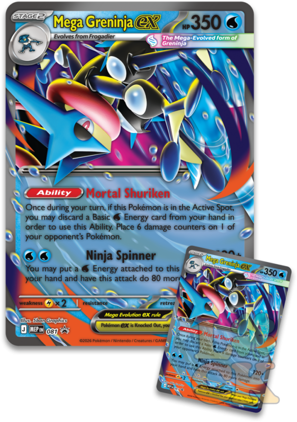Pokémon TCG: Mega Greninja ex Premium Collection