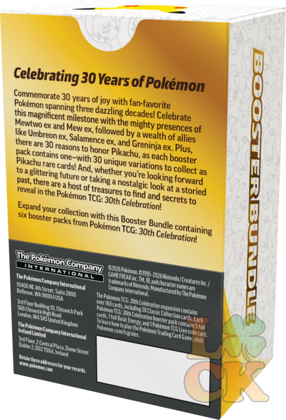 Pokémon TCG: 30th Celebration - Booster Bundle