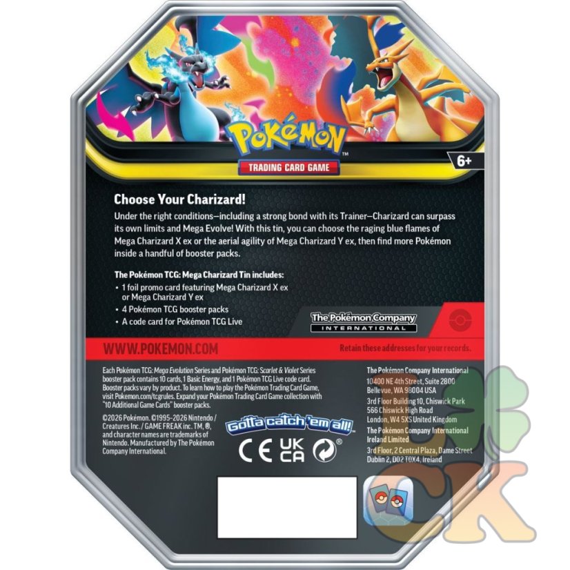 Pokémon TCG: Mega Charizard Tin