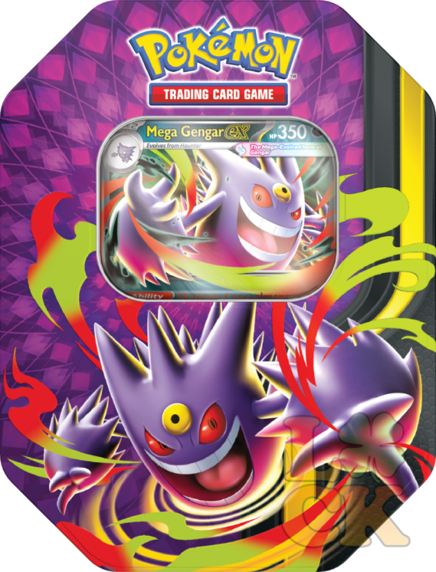 Pokémon TCG: Mega Moonlit Tin – Mega Gengar ex