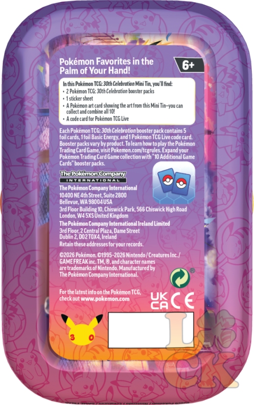 Pokémon TCG: 30th Celebration - Mini Tin