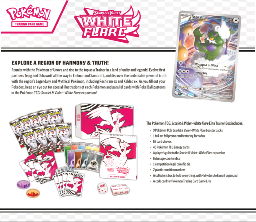 Pokémon - White Flare - Elite Trainer Box