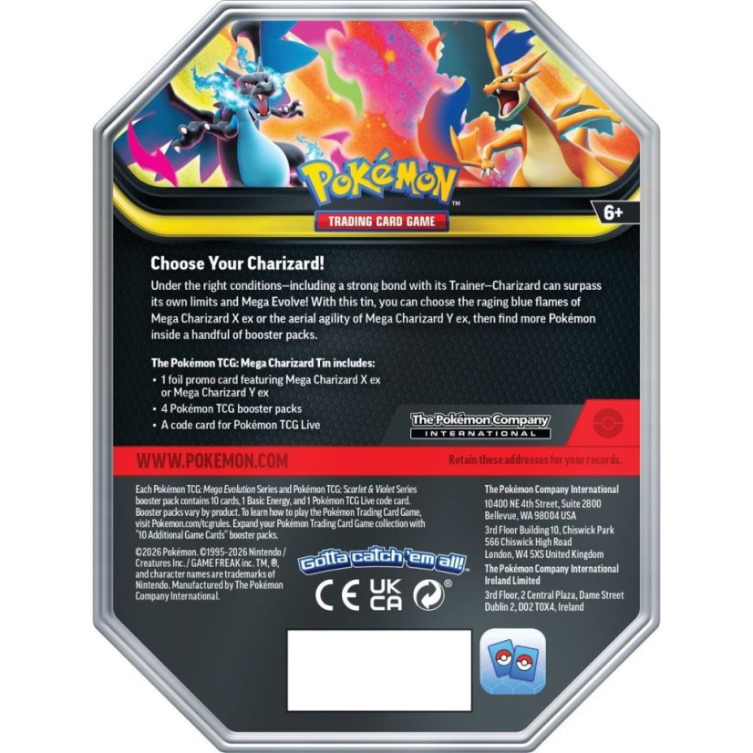 Pokémon TCG: Mega Charizard Tin