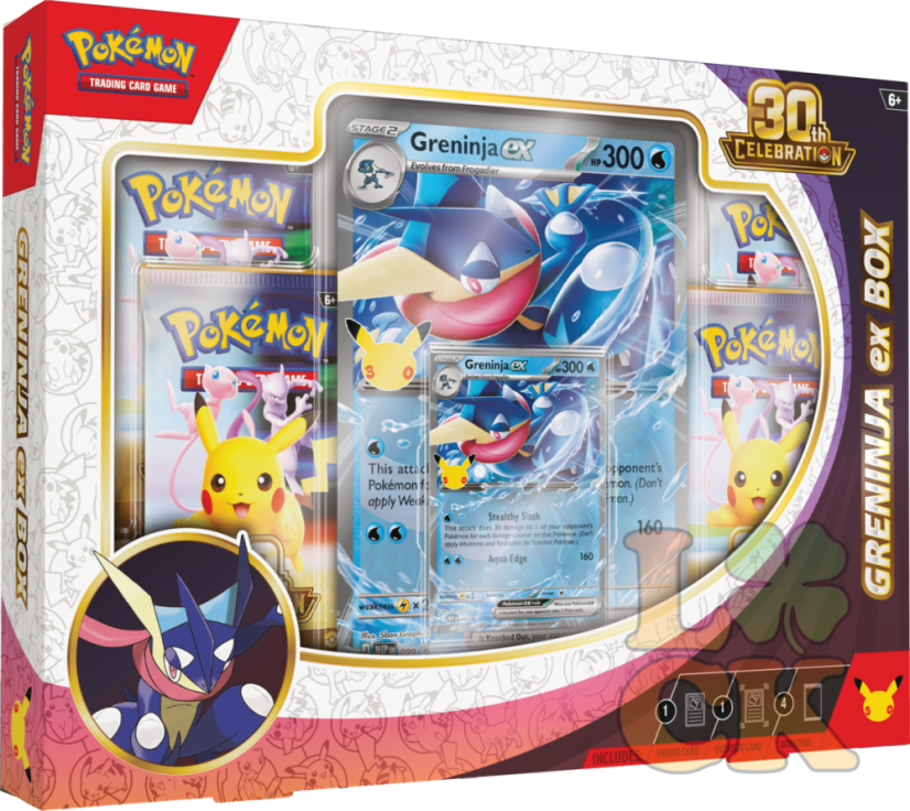 Pokémon TCG: 30th Celebration Greninja ex Box