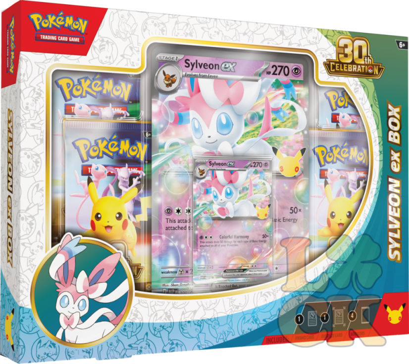 Pokémon TCG: 30th Celebration Sylveon ex Box
