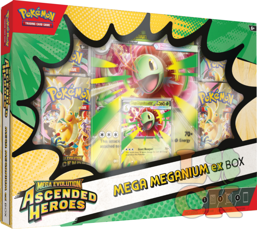 Pokémon TCG ME02.5 Ascended Heroes - ex Box - Mega Meganium ex