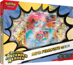 Pokémon TCG ME02.5 Ascended Heroes - ex Box - Mega Feraligatr ex