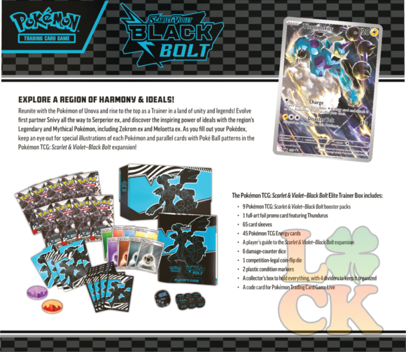 Pokémon - Black Bolt - Elite Trainer Box