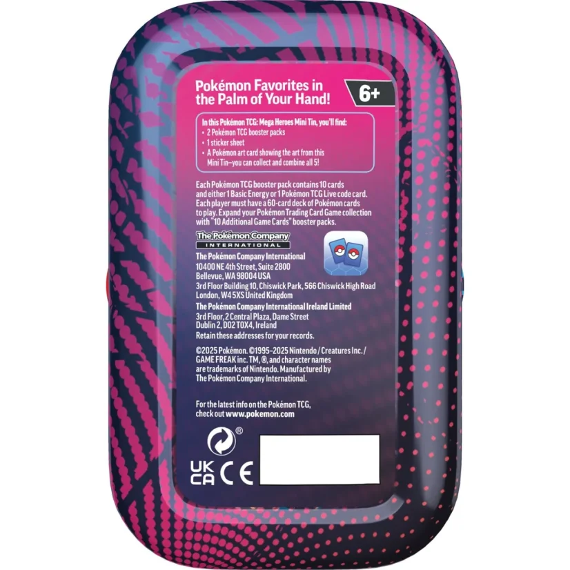 Pokémon TCG: Mega Heroes Mini Tin