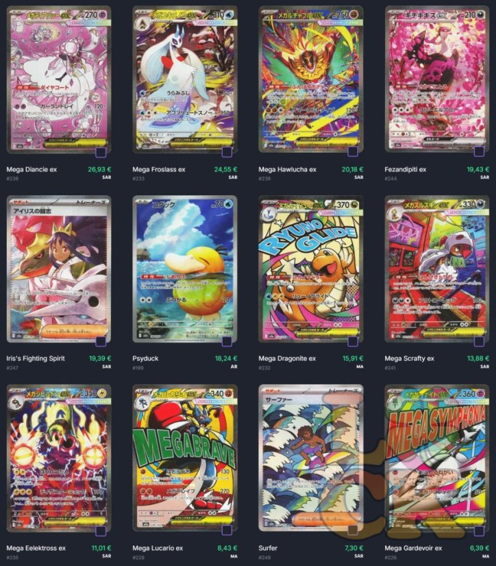 Pokémon TCG: Mega Evolution - Mega Dream ex Booster - Japan