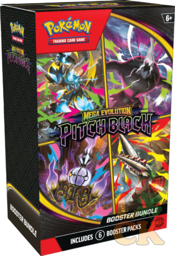Pokémon TCG: ME05 Mega Evolution - Pitch Black - Booster Bundle - Chyť si naší nejlevnější cenu dokud máme zásoby: VLNA 4 - POSLEDNÍ KUSY