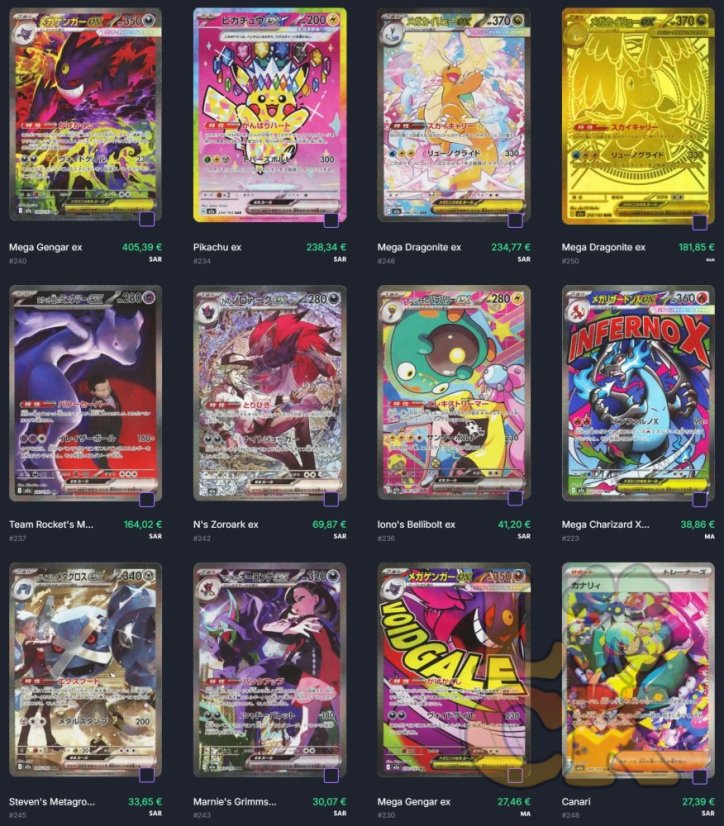Pokémon TCG: Mega Evolution - Mega Dream ex Booster - Japan