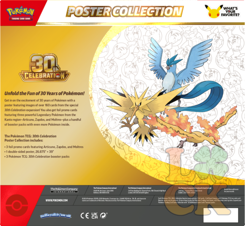 Pokémon TCG: 30th Celebration Poster Collection