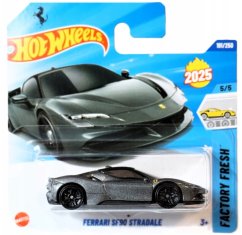 2025 Hot Wheels Ferrari SF90 Stradale in Metalflake Gray