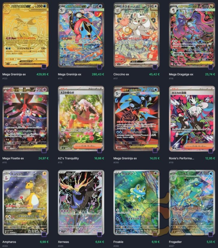 Pokémon TCG: Mega Evolution - Ninja Spinner Booster - Japan