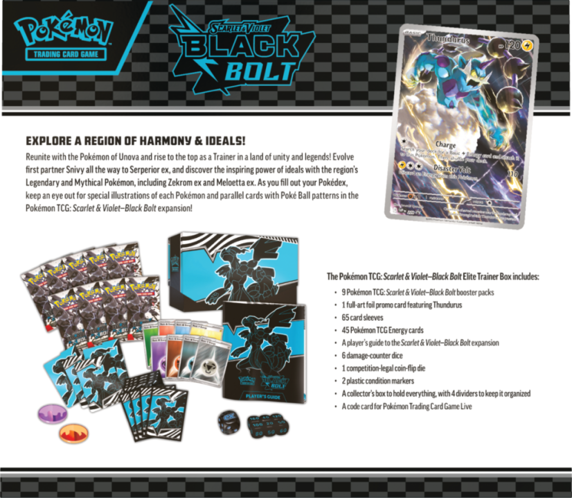 Pokémon - Black Bolt - Elite Trainer Box