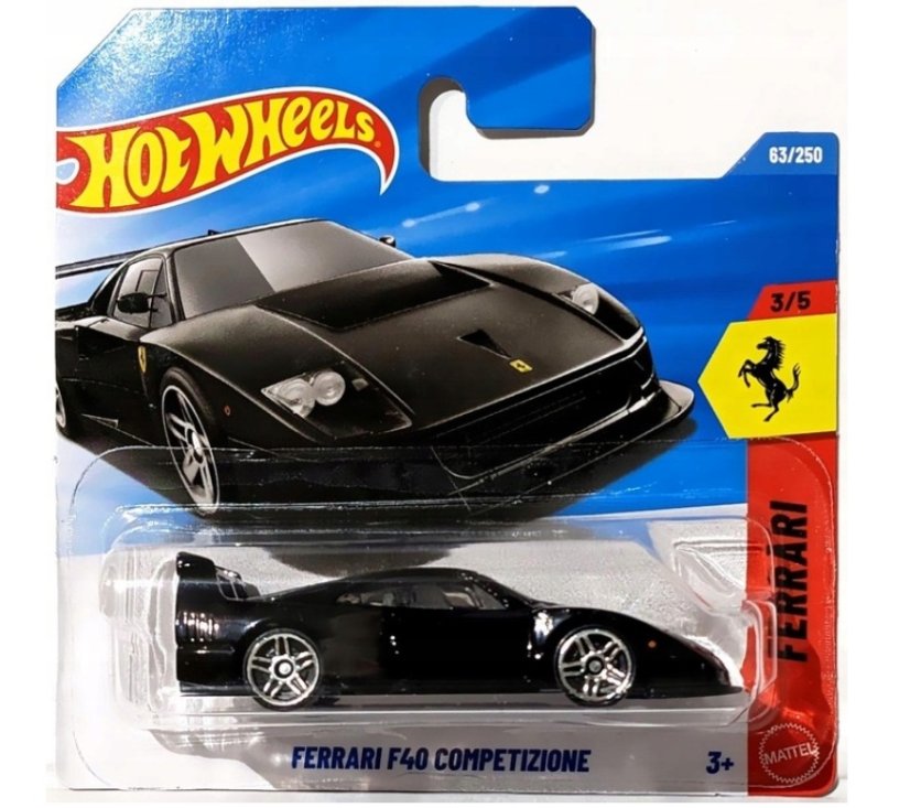 2026 Hot Wheels Ferrari F40 Competizione in Black