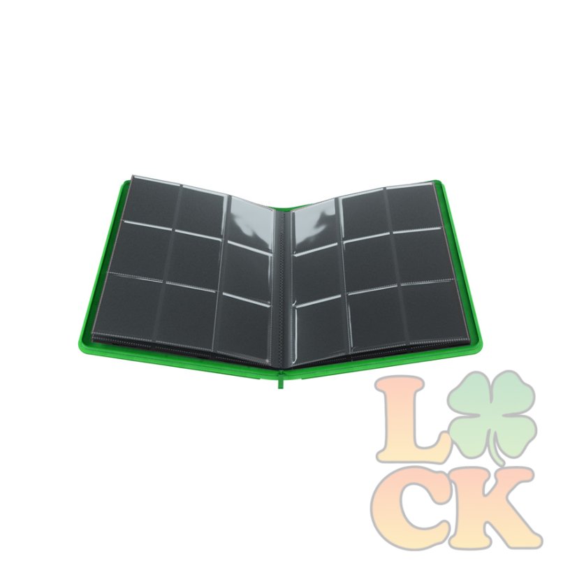 Gamegenic: Zip-Up Album 18-Pocket Green